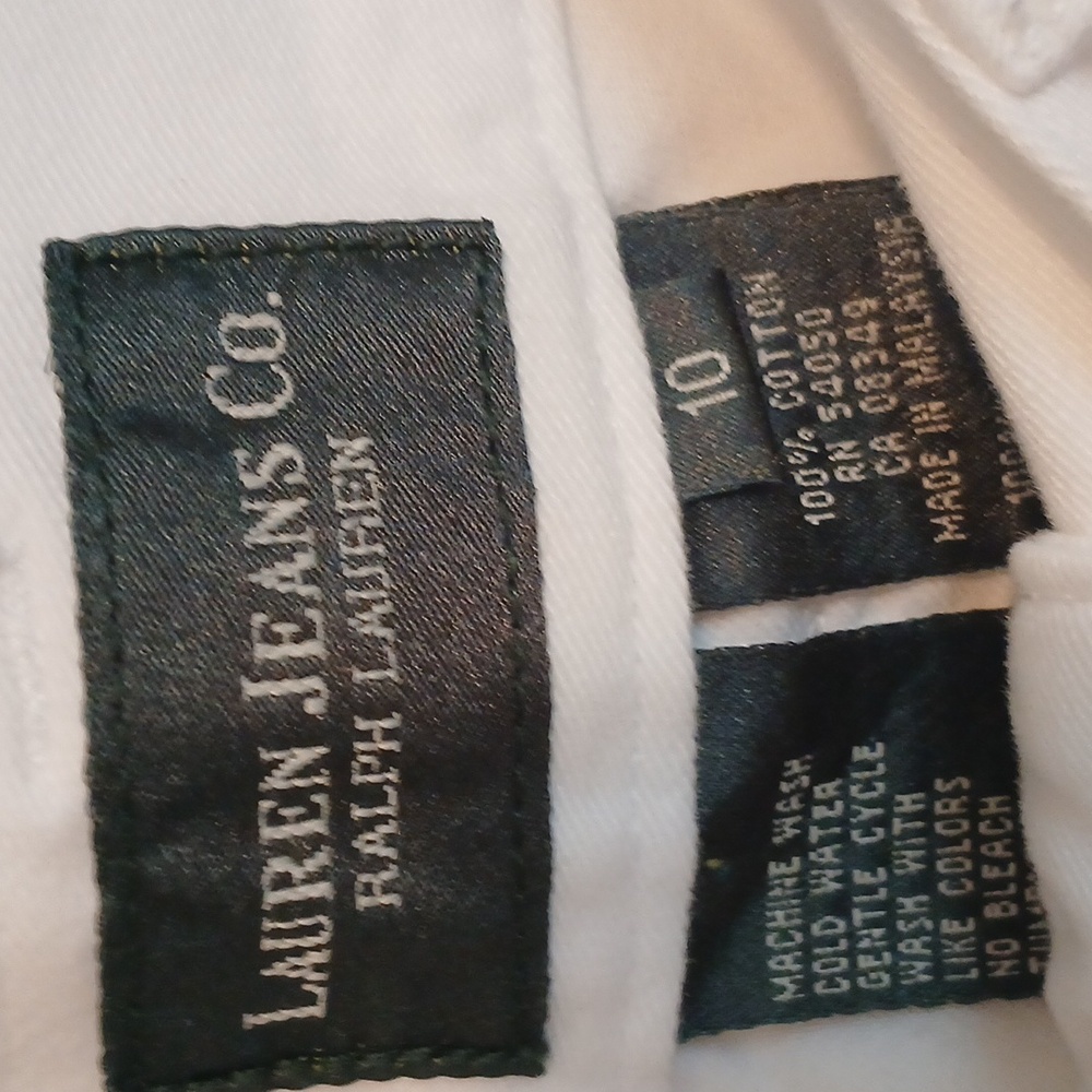 Ralph Lauren White Capris Womens 10 - Picture 2 of 7